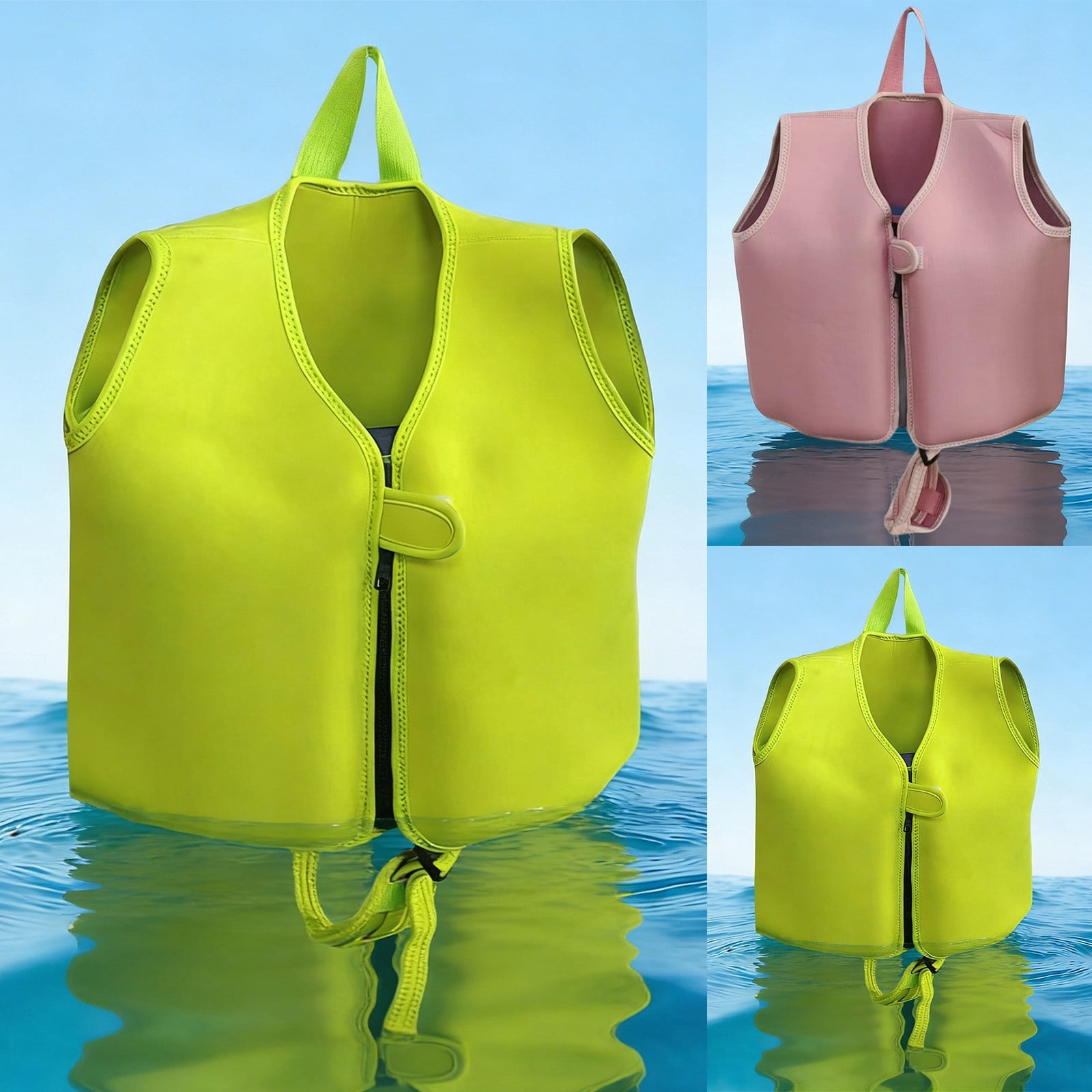 One-Piece Swimsuit for Girls Swim Vest Flotation Aid Device Jacket for ...