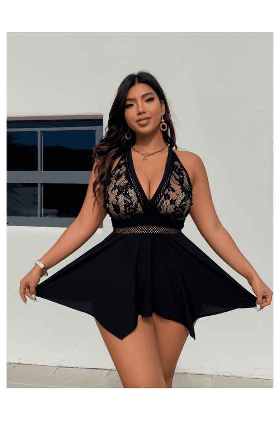 One Piece Swimsuit for Women Sexy - Backless Bathing Suit with Chest Support, Solid Color Swimwear for Beach, Pool, Vacation, Hot Babe Style