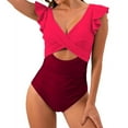 thumbnail image 1 of One Piece Swimsuit for Women Tummy Control Slimming And Shielding for With Straps Bathing Suits, 1 of 5
