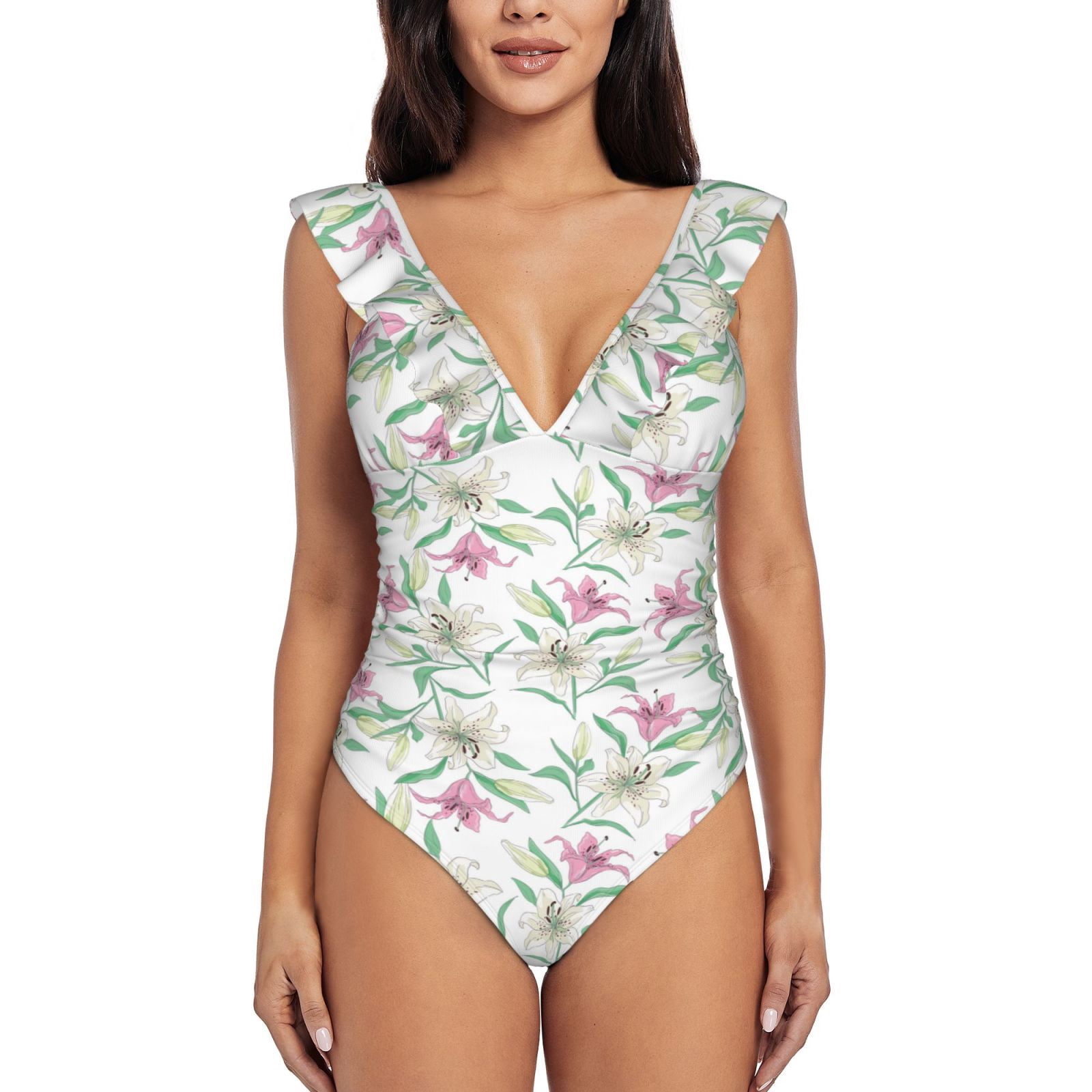 Pink Lily Bathing Suits