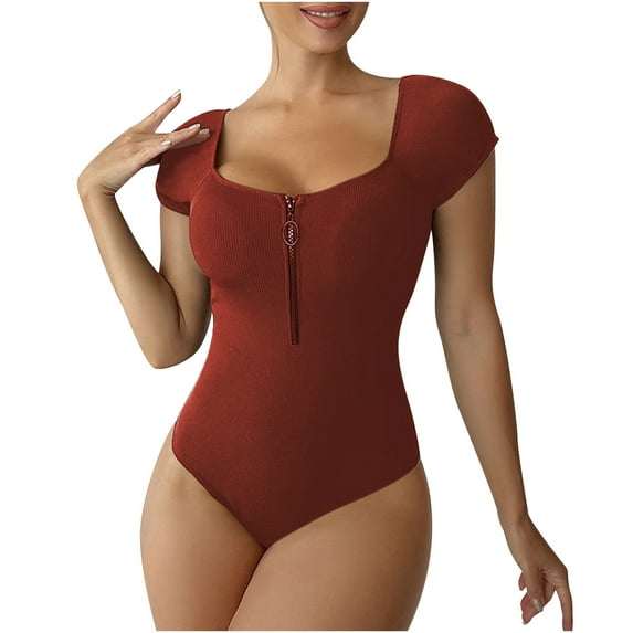 One Piece Swimsuits for Women Ladies Sexy Shaping Solid Color Swimwear Sexy Bathing Suit Beachwear