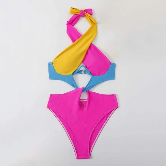 One Piece Swimwear Summer Swimsuits for Women Size 14 Women Swimwear Top Summer Bathing Suits for Teen Girls High Waisted Swimsuits for Women