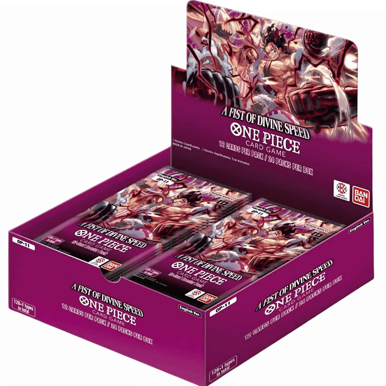 BANDAI HOBBY One Piece TCG, Fist of Divine Speed OP-11 Booster Box