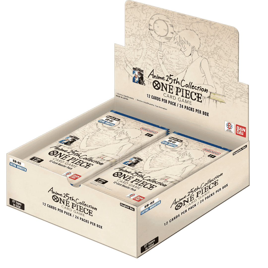 One Piece TCG Extra Booster: Anime 25th Collection Booster Box (EB-02) -  Walmart.com