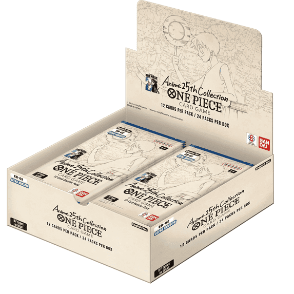 One Piece TCG Extra Booster: Anime 25th Collection Booster Box (EB-02)
