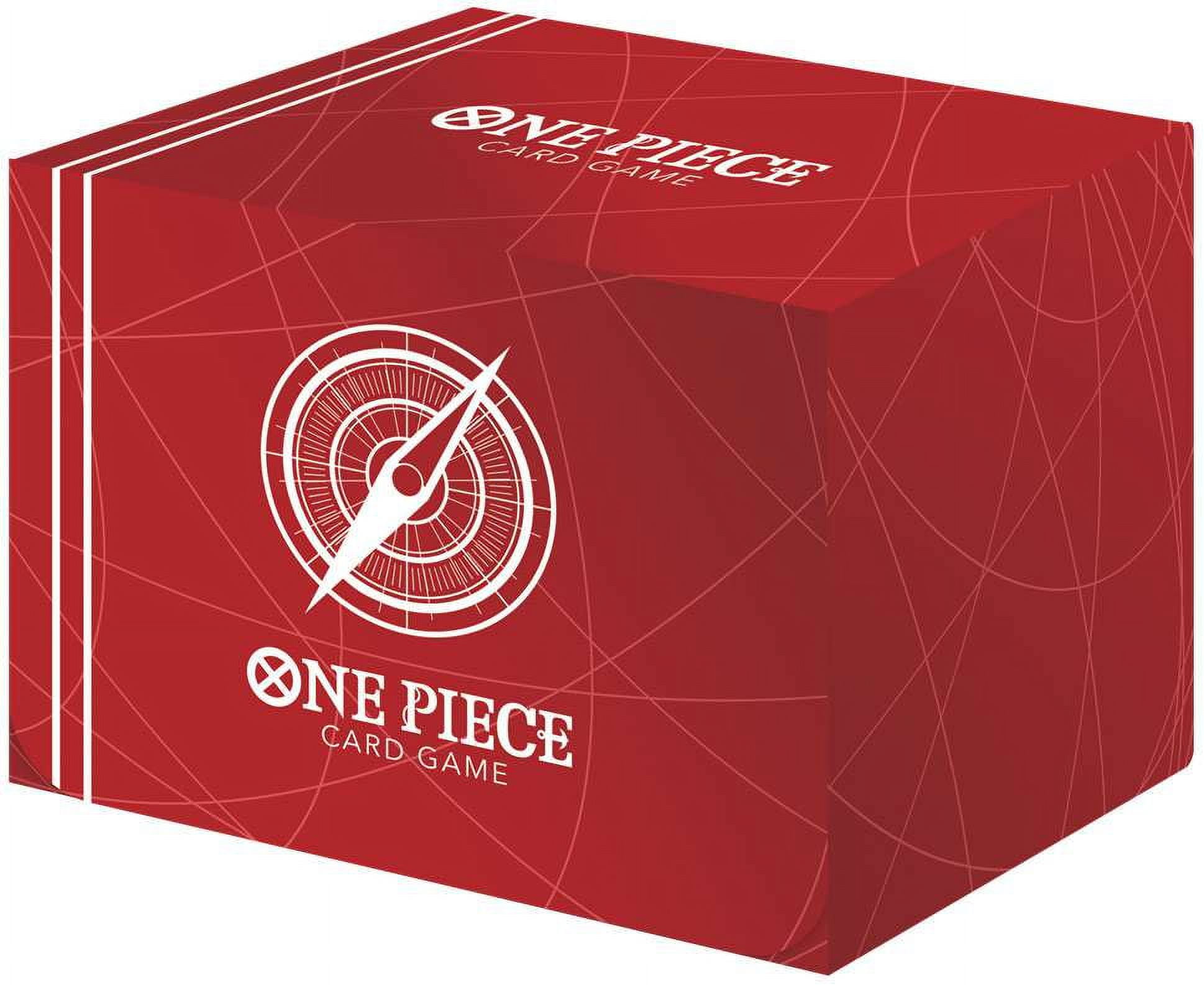 Bandai One Piece Trading Card Supplies - Card Case Deck Box - RED COMPASS (Includes Separator)