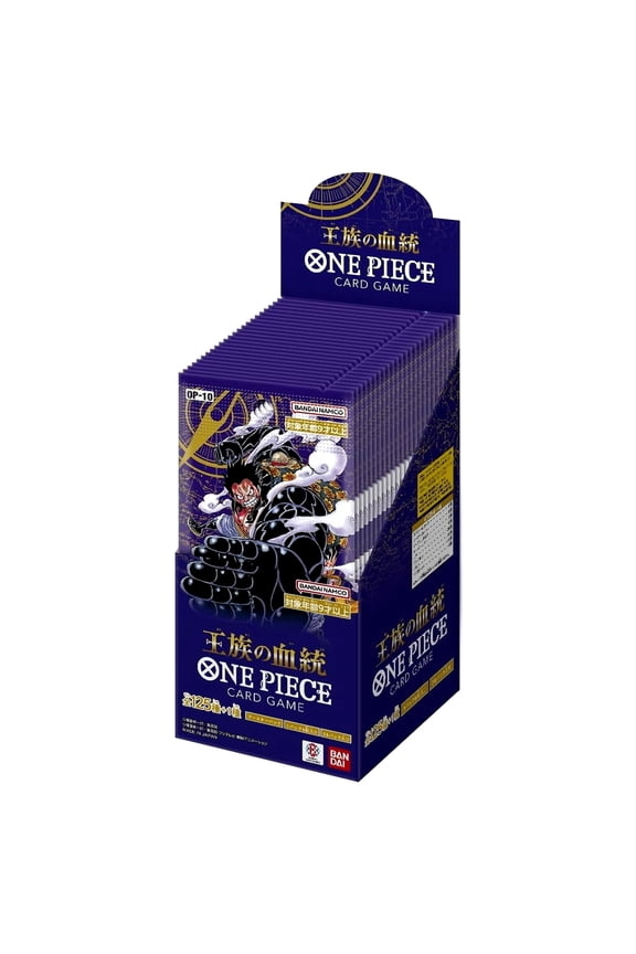 BANDAI OP-10 One Piece Card Game, Royal Blood, Booster Box, Contains 24 Packs (Japanese)