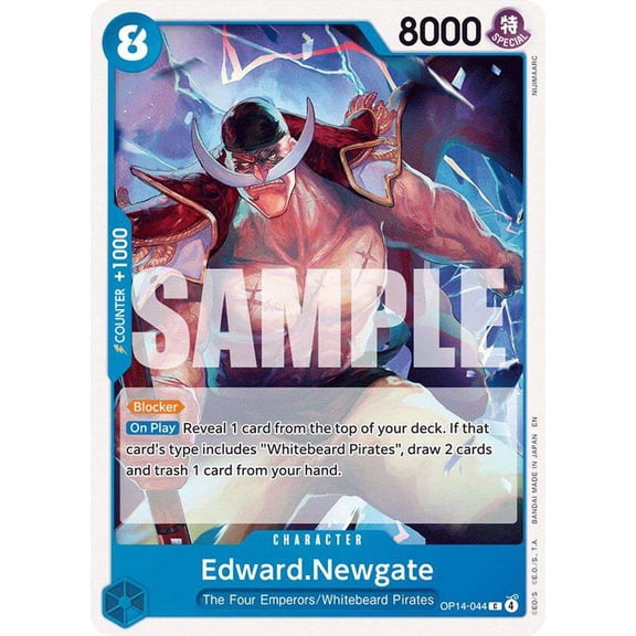 One Piece The Azure Sea's Seven Common Edward.Newgate OP14-044