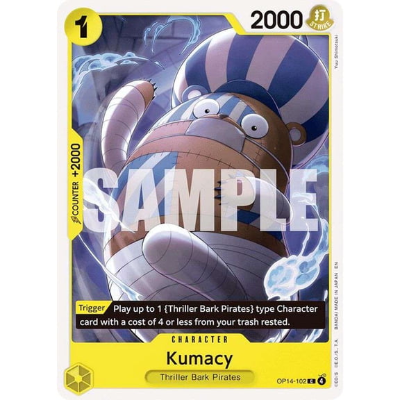 One Piece The Azure Sea's Seven Common Kumacy OP14-102