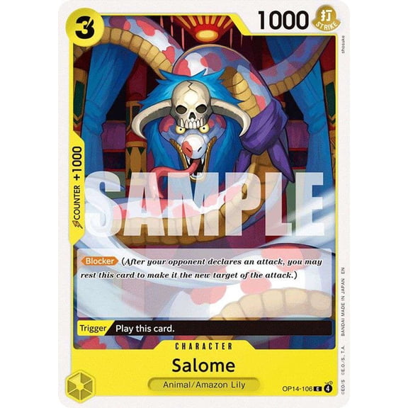 One Piece The Azure Sea's Seven Common Salome OP14-106