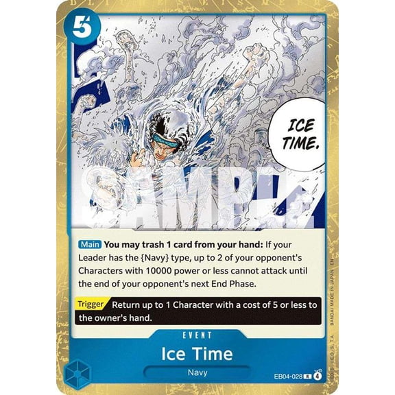 One Piece The Azure Sea's Seven Rare Ice Time EB04-028