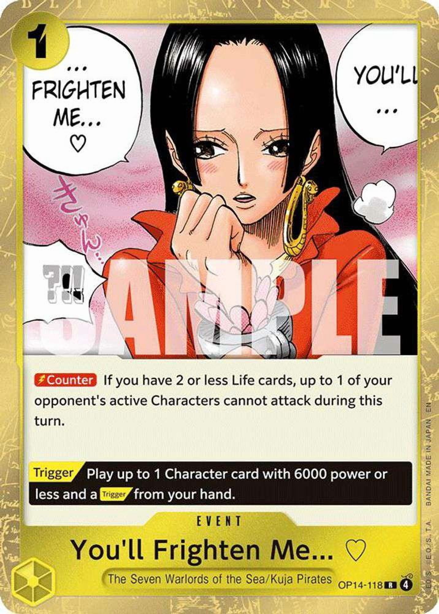 One Piece The Azure Sea's Seven Rare You'll Frighten Me OP14
