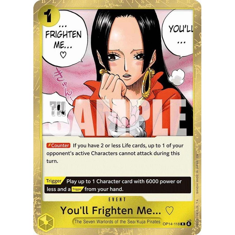 One Piece The Azure Sea's Seven Rare You'll Frighten Me OP14