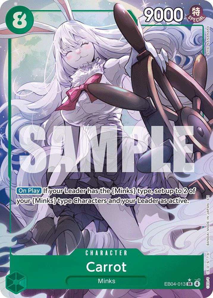 One Piece The Azure Sea's Seven Super Rare Carrot EB04-013 [Alternate Art]