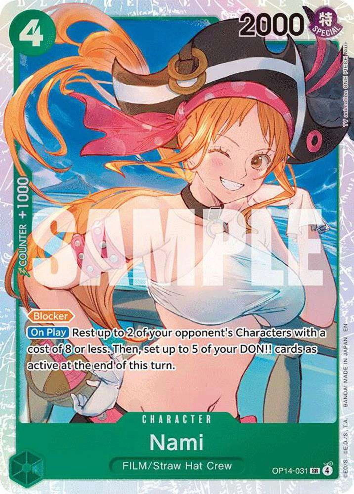 rare nami card One Piece Trading Card Game Premium Booster -The Best- Vol. 2 Rare Nami PRB02-012 [Alternate Art] main image 1