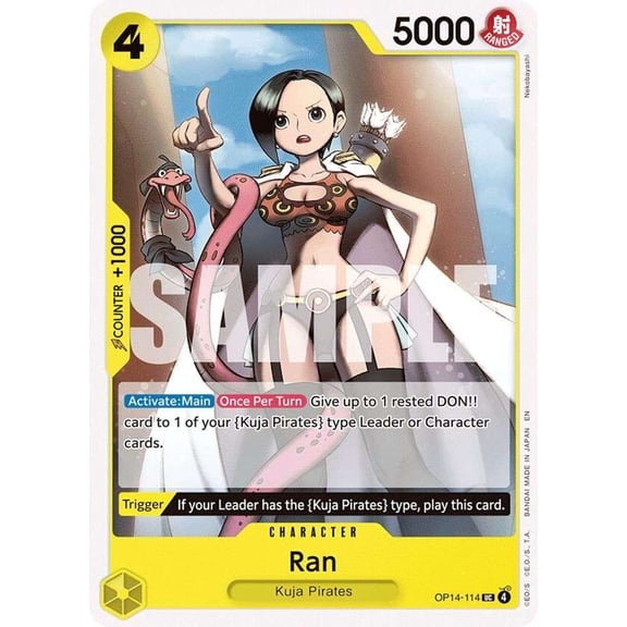 One Piece The Azure Sea's Seven Uncommon Ran OP14-114