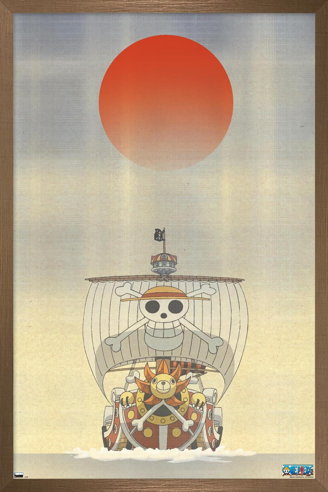 One Piece - The Thousand Sunny Artistic Wall Poster, 22.375