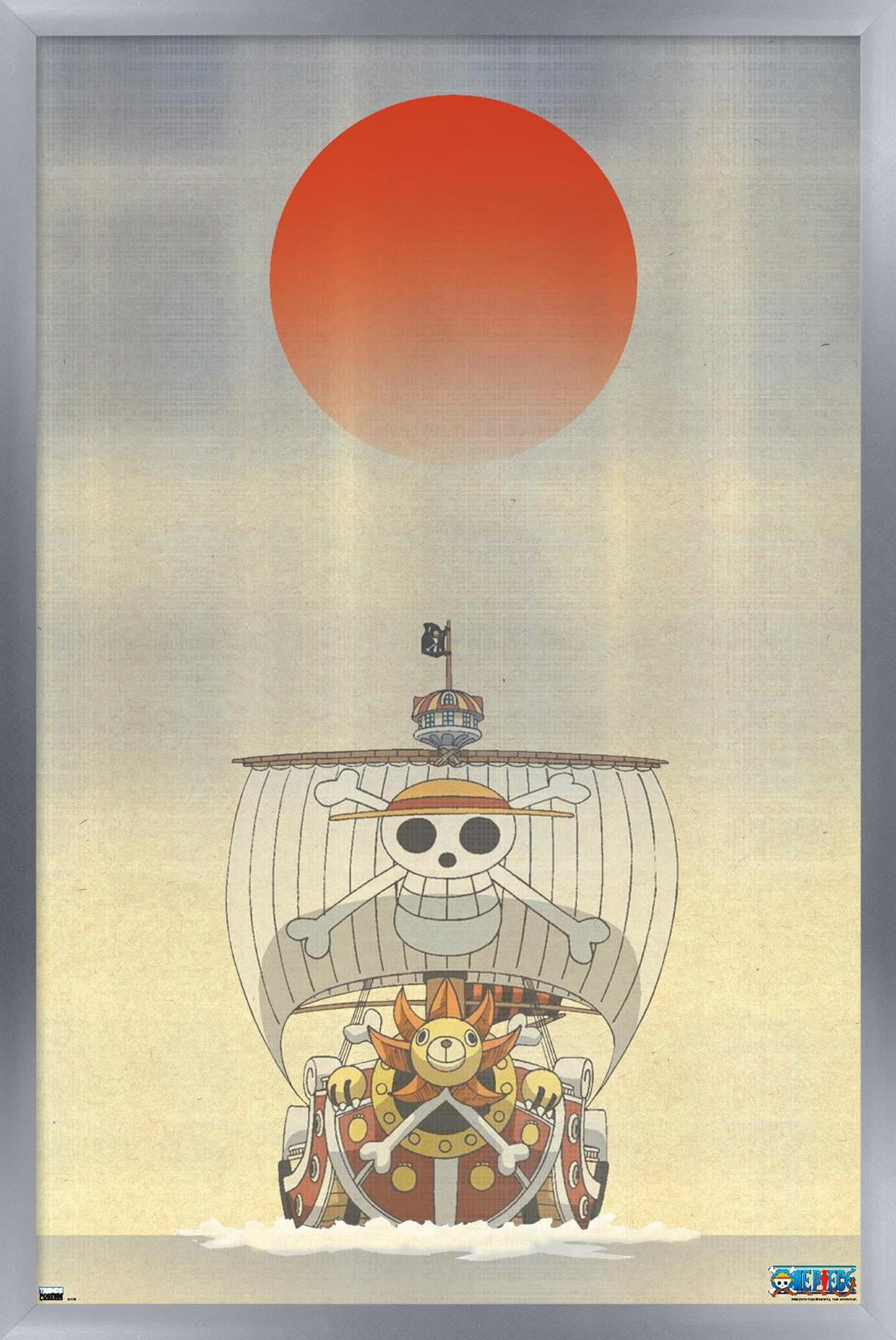 One Piece - The Thousand Sunny Artistic Wall Poster, 14.725