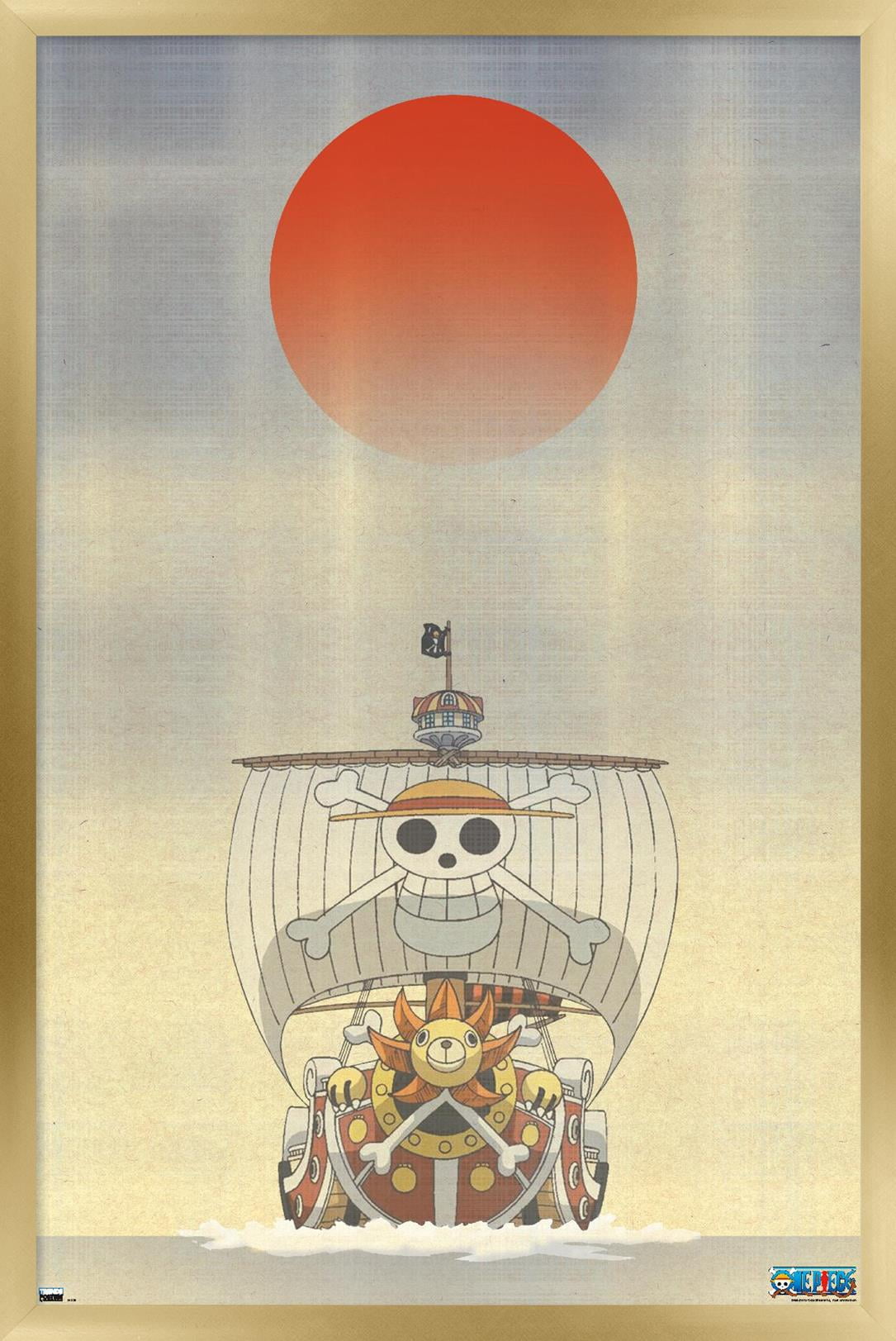One Piece - The Thousand Sunny Artistic Wall Poster, 14.725