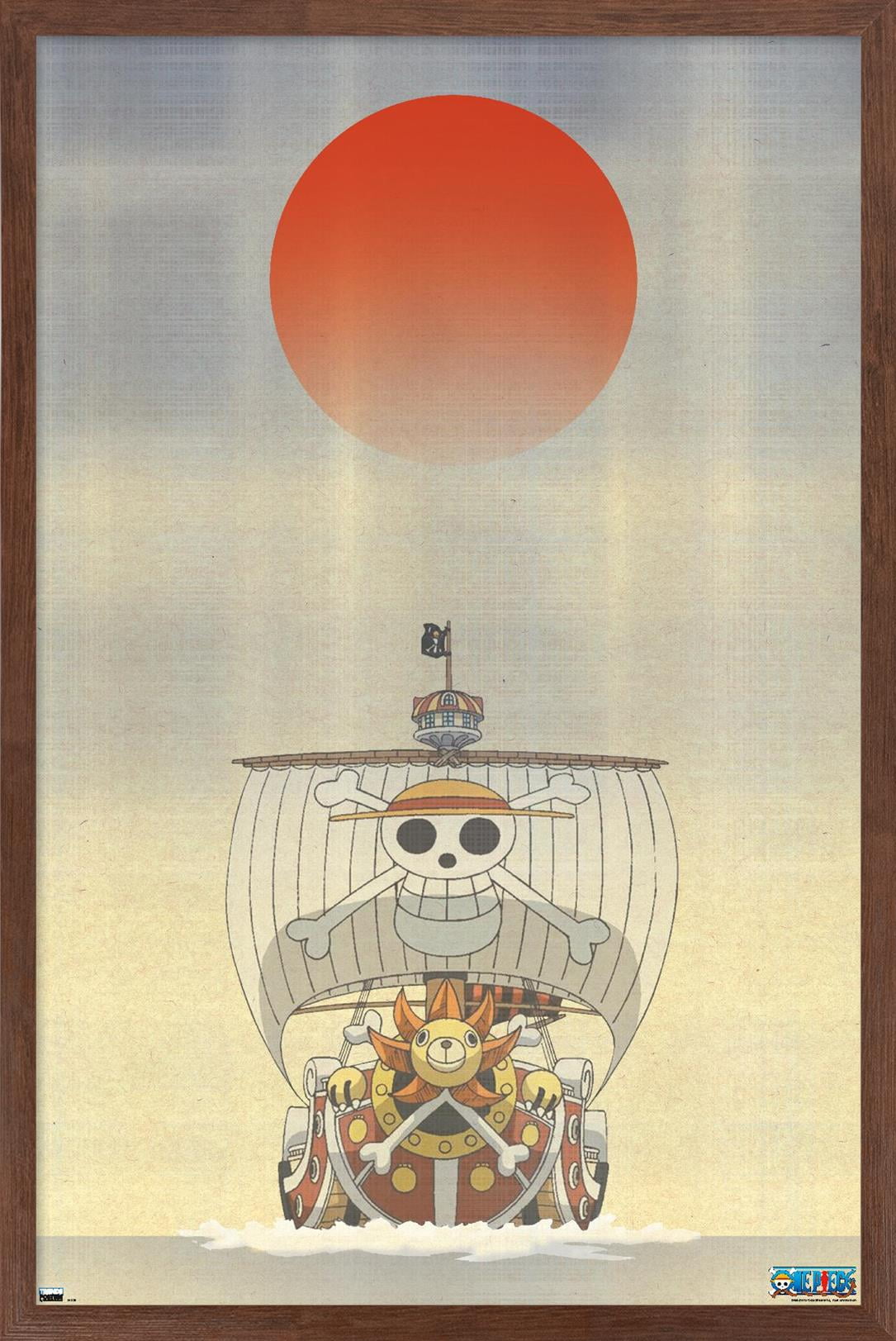 One Piece - The Thousand Sunny Artistic Wall Poster, 22.375