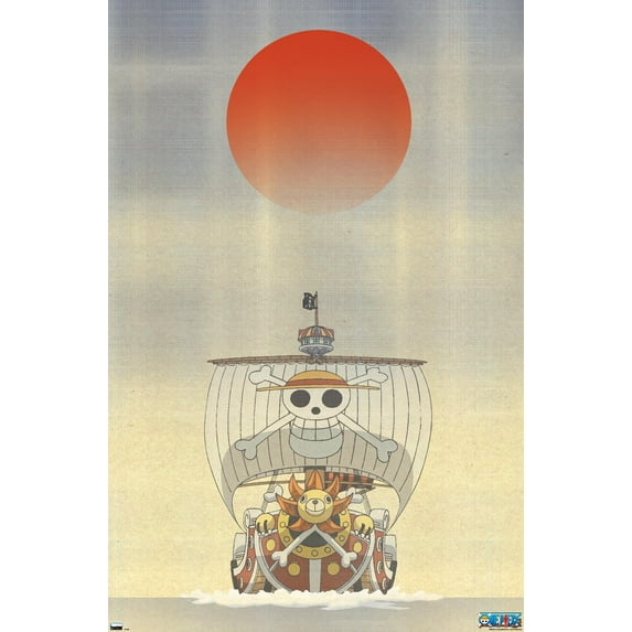 One Piece - The Thousand Sunny Artistic Wall Poster, 22.375" x 34"