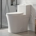 thumbnail image 1 of One Piece Toilet 10" Rough-in, Elongated Toilet with Comfortable Seat Height, ADA Chair Height 17.3", Dual Flush 0.8/1.28 GPF, 1 of 12