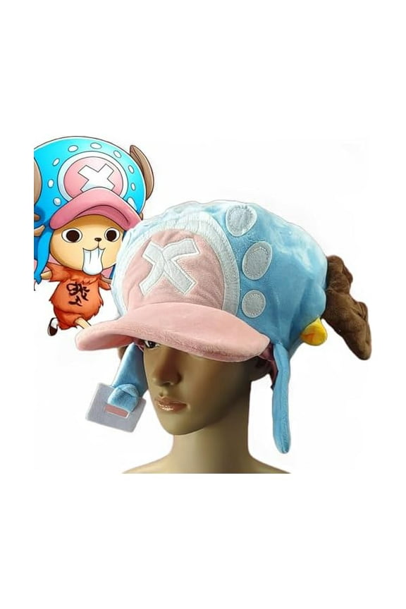 Tony Tony Helicopter Cosplay Plush Hat Brother and Sister Clothing Caps Gifts Cute Tony Chopper Hat