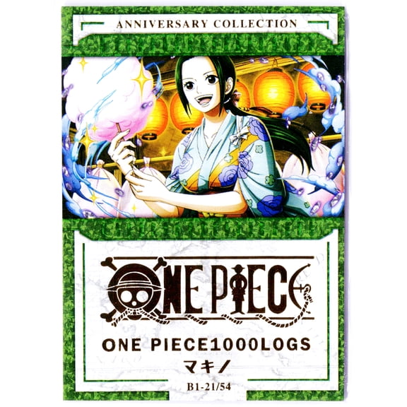 One Piece Trading Card 2022 Topcard Anniversary Collection 1000 Logs Makino HOLOFOIL Japanese