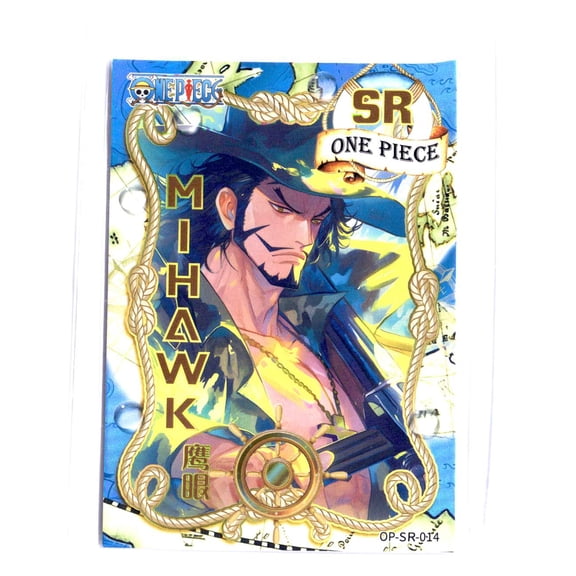 One Piece Dracule Mihawk Holofoil OP-SR-014 English 2023 Trading Card