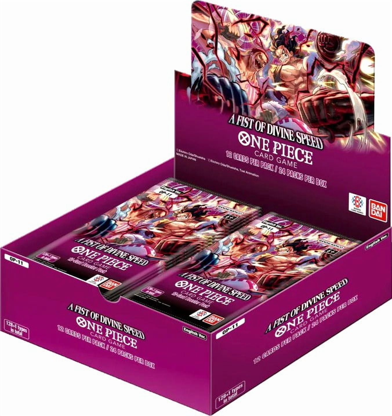 One Piece Trading Card Game A Fist of Divine Speed Booster Box (ENGLISH, 24 Packs)
