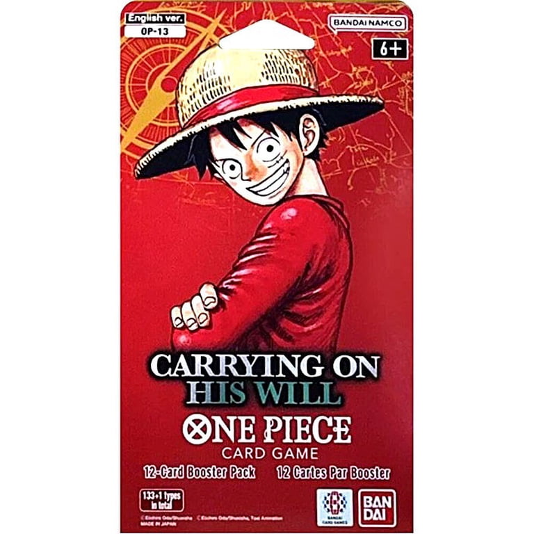 One Piece Trading Card Game Carrying on His Will SLEEVED Booster