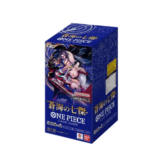 One Piece Trading Card Game OP-14 The Azure Sea's Seven Booster Box Japanese Sealed