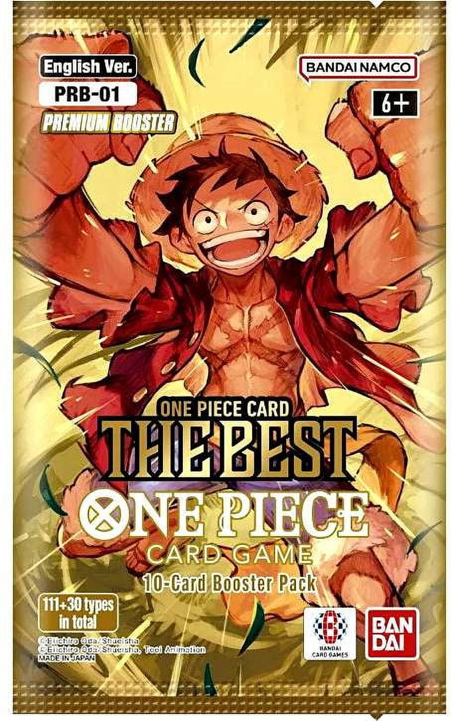 Bandai One Piece Trading Cards - The Best PRB-01 - PREMIUM BOOSTER PACK [10 Cards]