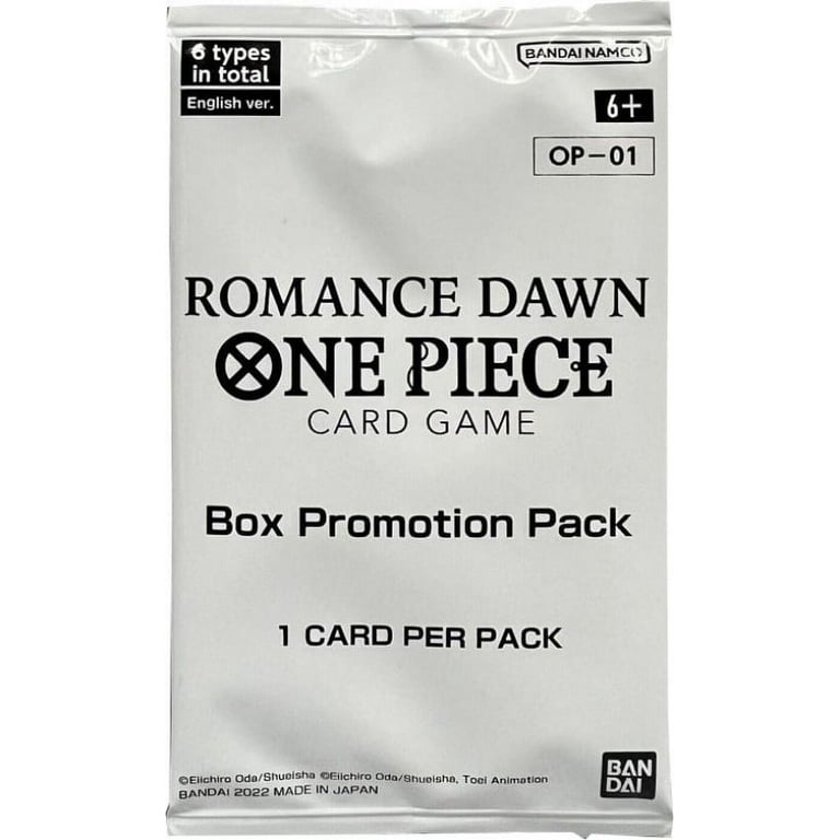 One Piece Trading Card Game Romance Dawn Promo Booster Pack (1 Card Box  Topper)