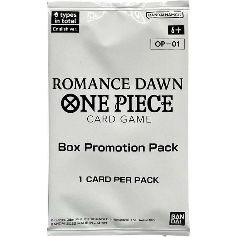 One Piece Anime Manga TCG Romance Dawn Promo Booster Pack (1