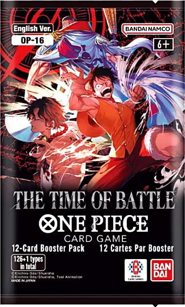 one piece card game booster pack english TCG: The Time of Battle Box (OP-16) and Doflamingo from OP One Piece: Royal Blood Booster