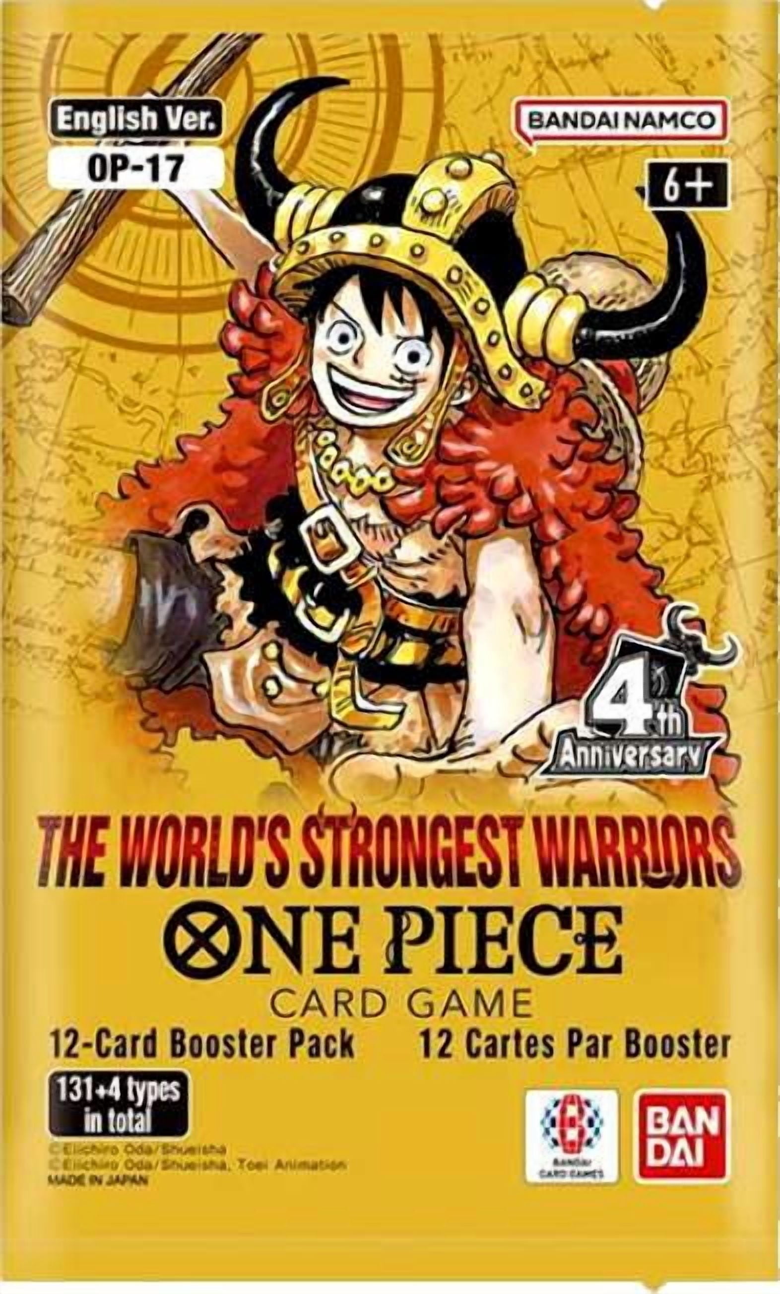 Collectible 2026 One Piece The World's Strongest Warriors Booster