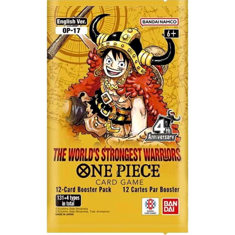 Collectible 2026 One Piece The World's Strongest Warriors Booster