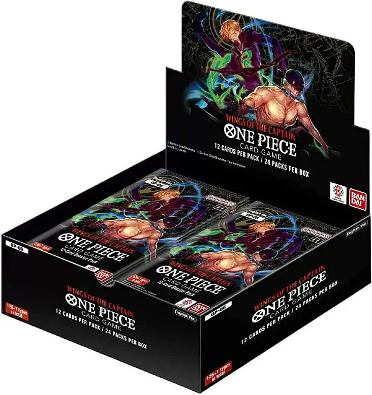 Bandai One Piece Trading Cards - Wings of the Captain OP-06 - BOOSTER BOX [24 Packs]