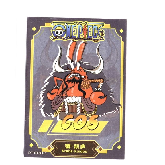 SpongeBob Collaboration One Piece Kaidou Krabs Reverse Holo Chinese 2025 Trading Card