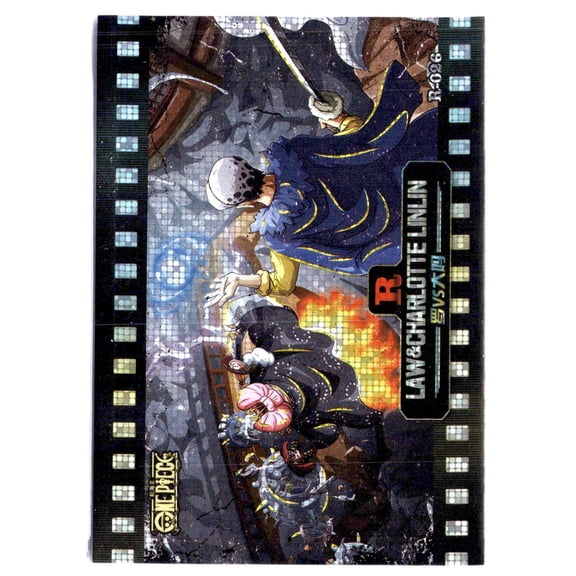 One Piece 2025 Trafalgar D. Water Law Charlotte Linlin Big Mom Holofoil #R-1026 Card