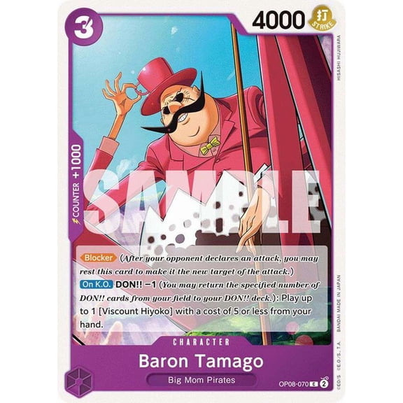 One Piece Two Legends Common Baron Tamago OP08-070