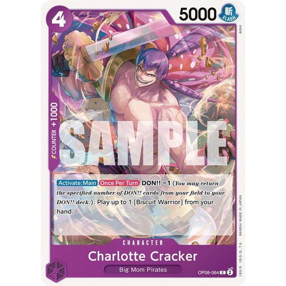One Piece Two Legends Common Charlotte Cracker OP08-064
