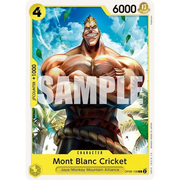 One Piece Two Legends Common Mont Blanc Cricket OP08-108