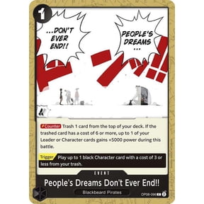 One Piece Two Legends Common People's Dreams Don't Ever End!! OP08-096