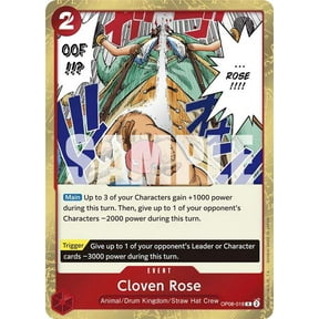 One Piece Two Legends Rare Cloven Rose OP08-018