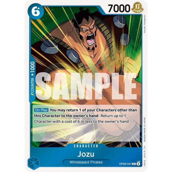 One Piece Two Legends Rare Jozu OP08-047