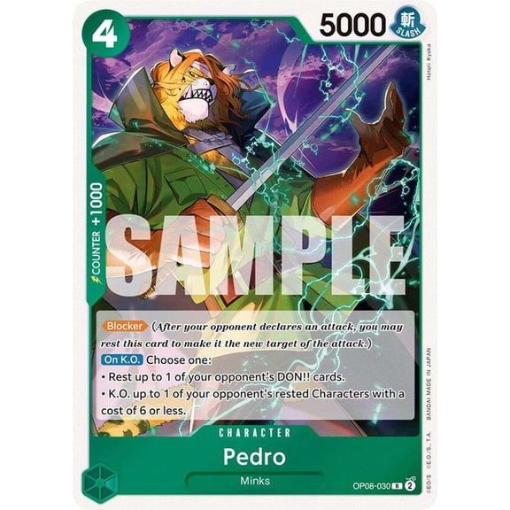 One Piece Two Legends Rare Pedro OP08-030