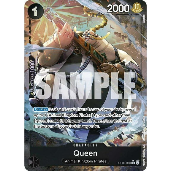 One Piece Two Legends Rare Queen OP08-080 [Parallel]