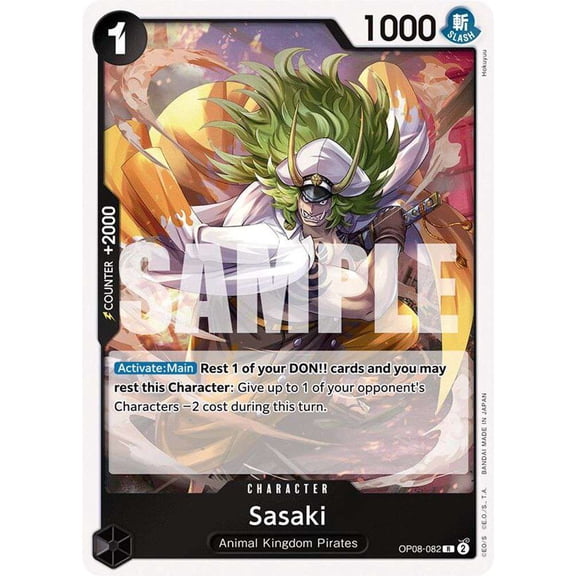 One Piece Two Legends Rare Sasaki OP08-082